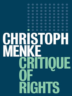 cover image of Critique of Rights